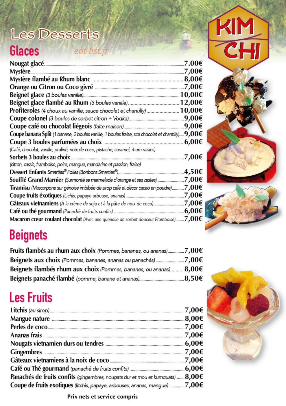 Kim Chi — carte page 9
