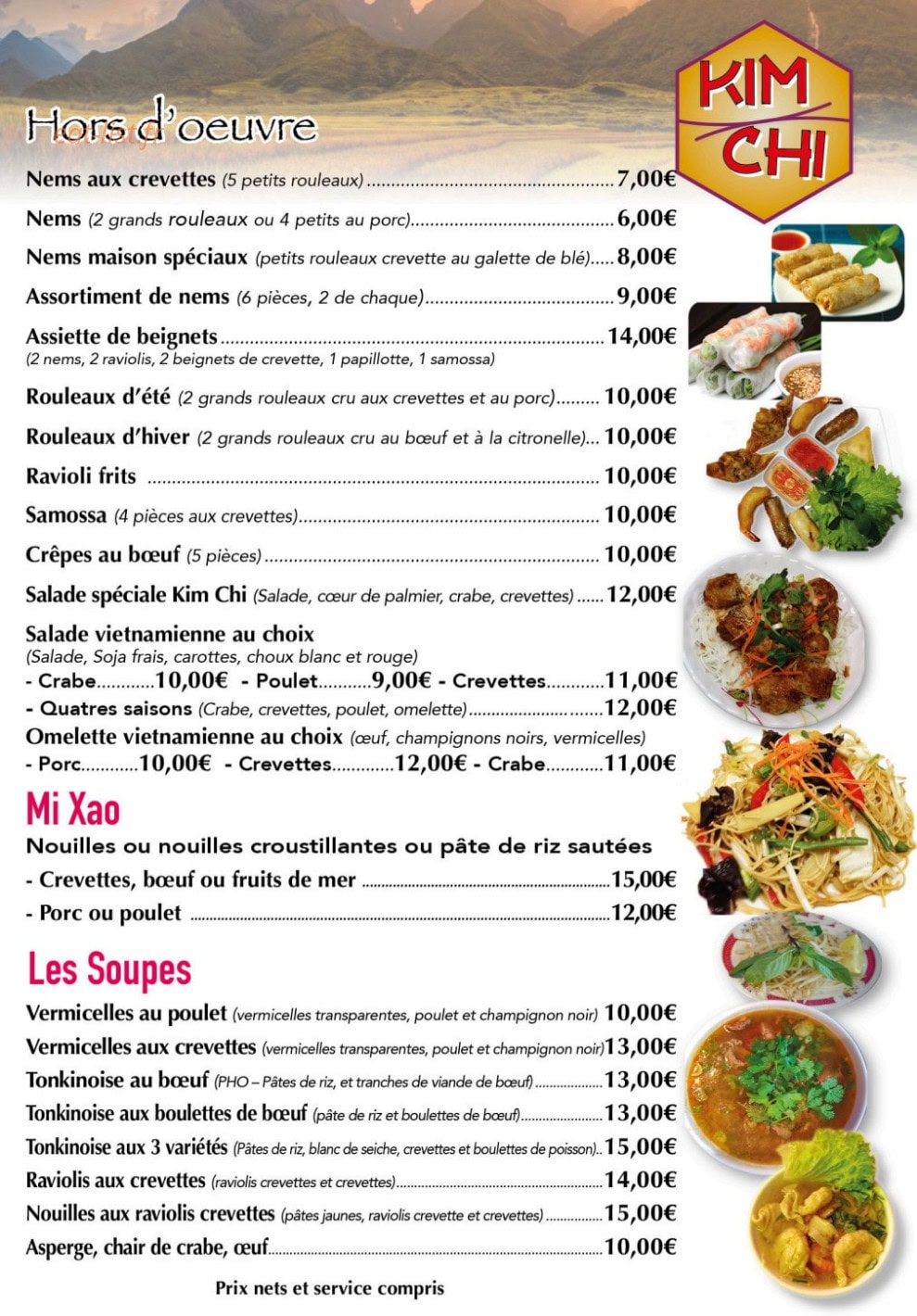 Kim Chi — carte page 3
