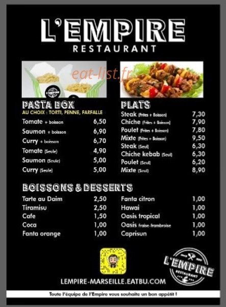 L'Empire — carte page 1