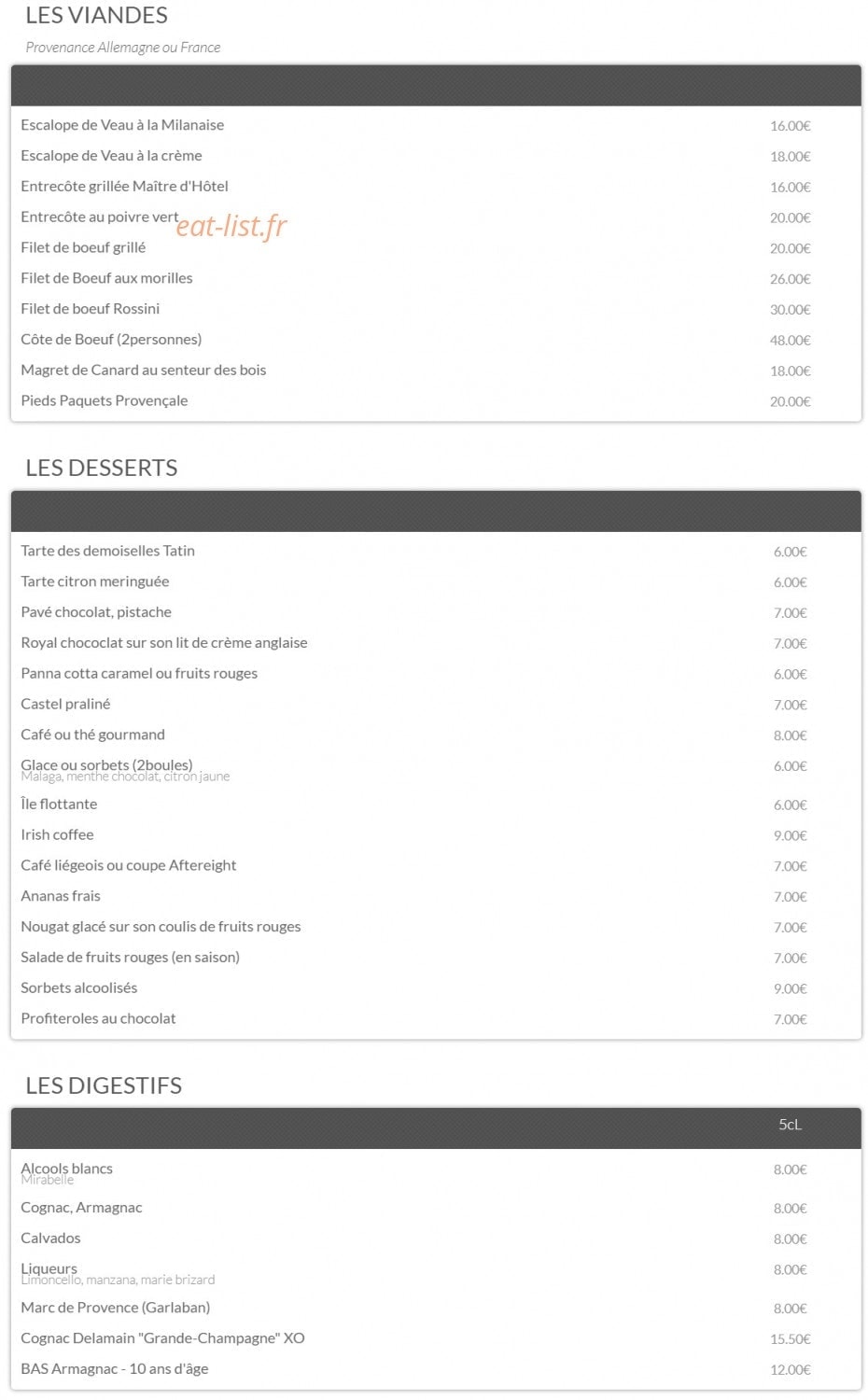 L’Esquinade — carte page 3