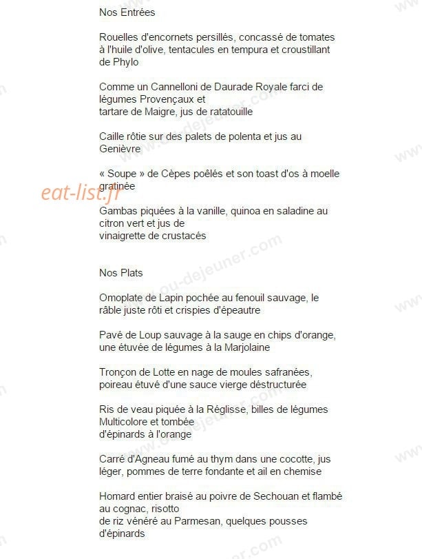 La Cour du Palais — carte page 1