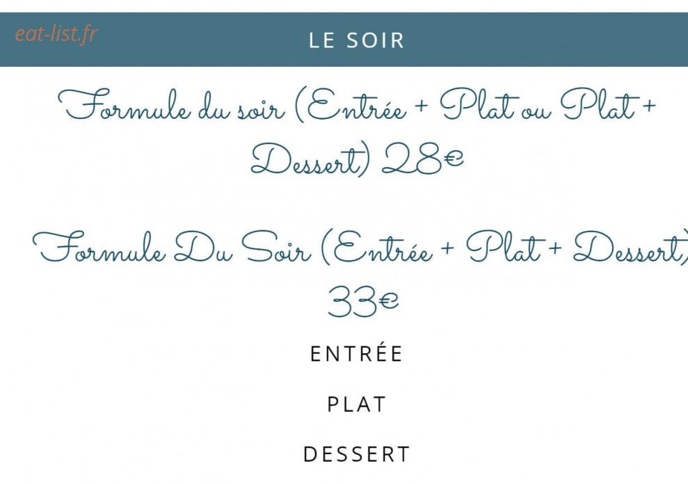 La Délicatesse — carte page 3