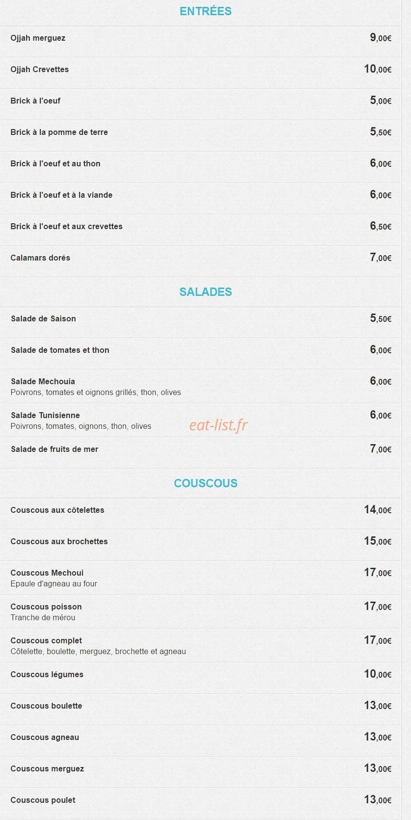 La Kahena — carte page 1