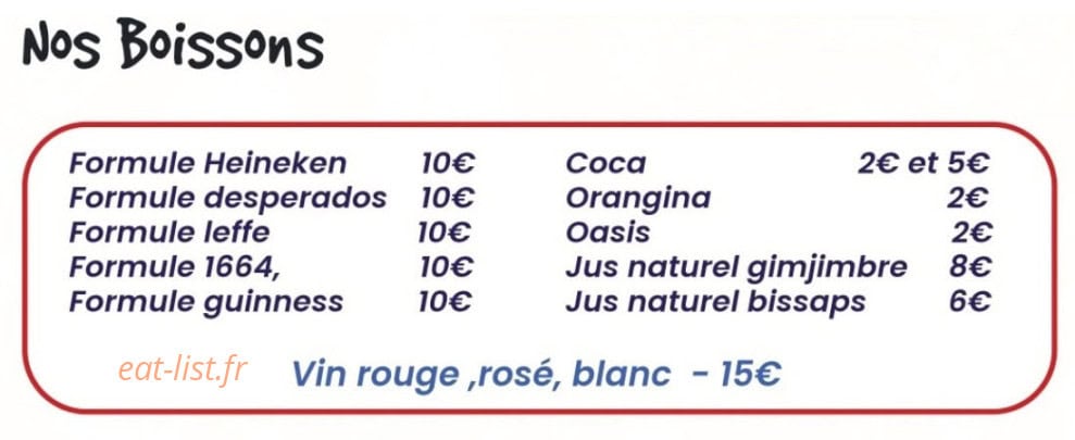 La Legende — carte page 2