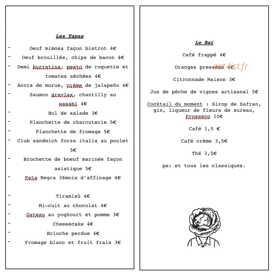 La Tête de Chou — carte page 3