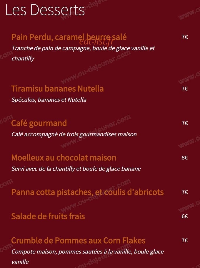 Le Bouchon Provençal — carte page 7