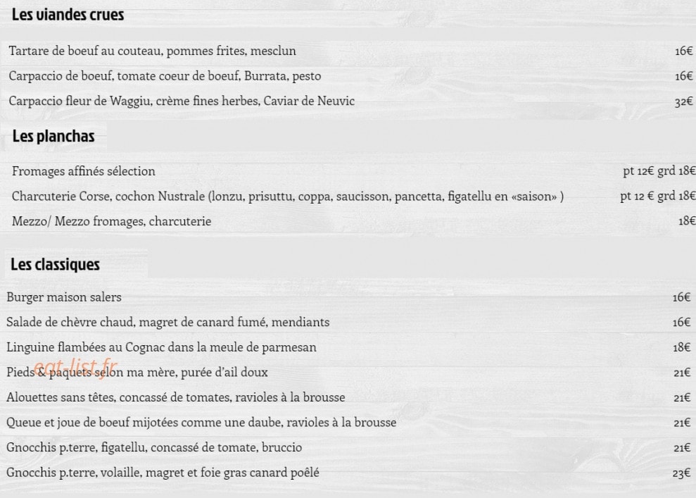 Le Comptoir de César — carte page 2