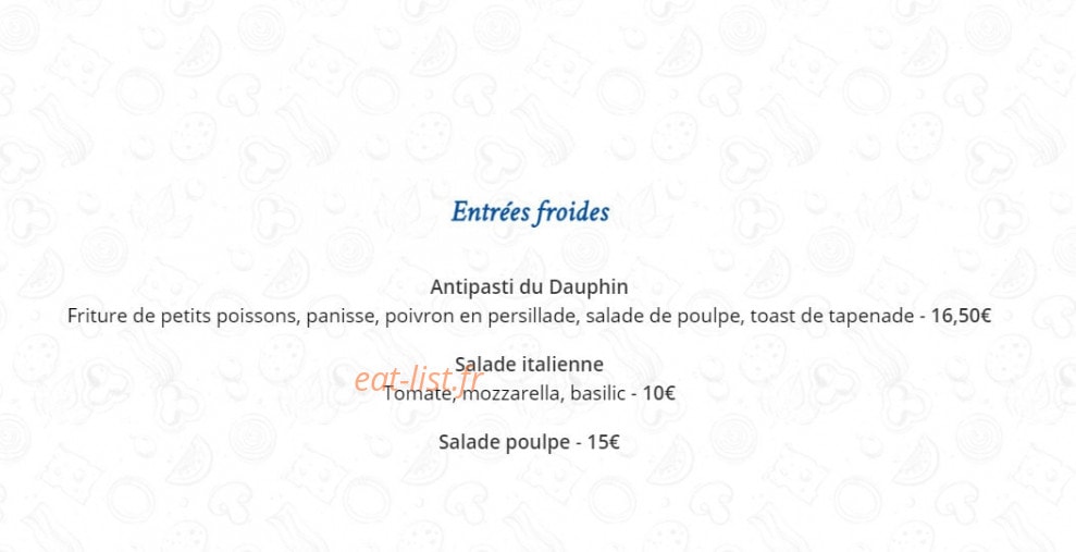 Le Dauphin — carte page 3