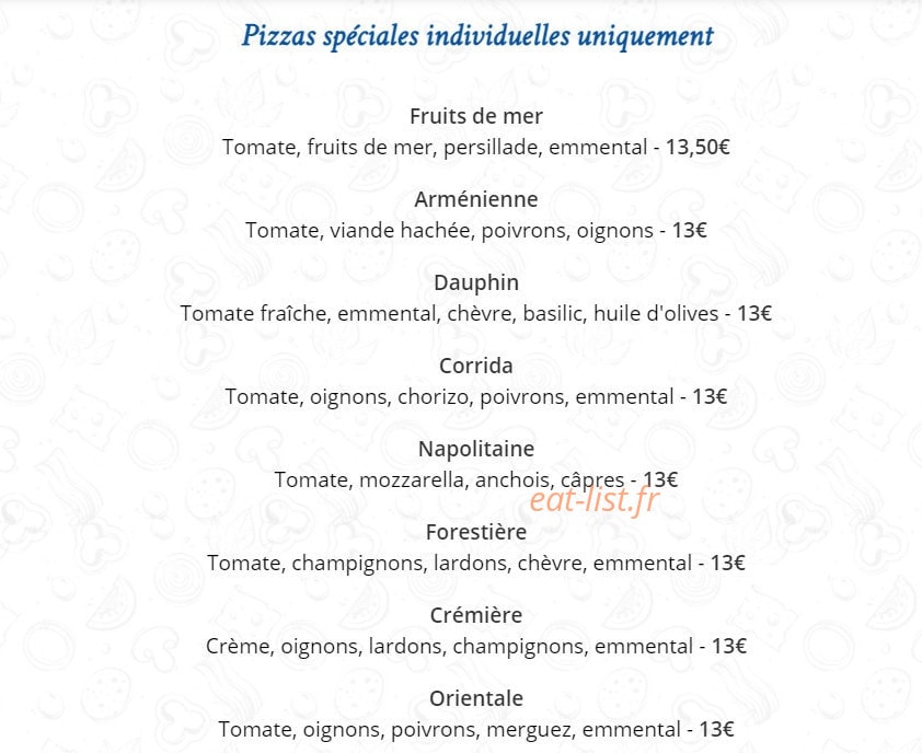 Le Dauphin — carte page 10