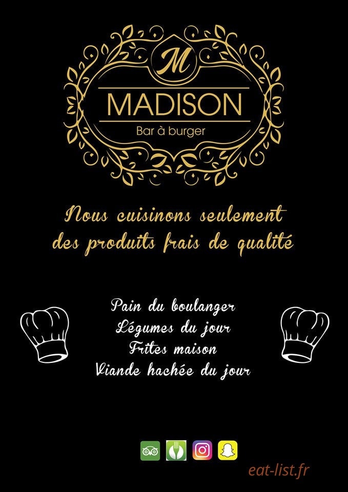 Le Madison — carte page 1