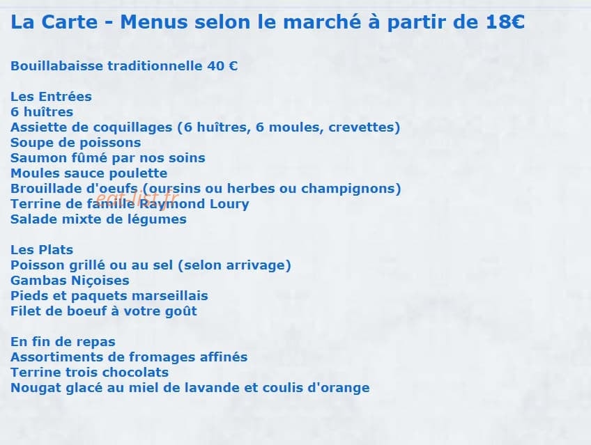 Le Mistral — carte page 1