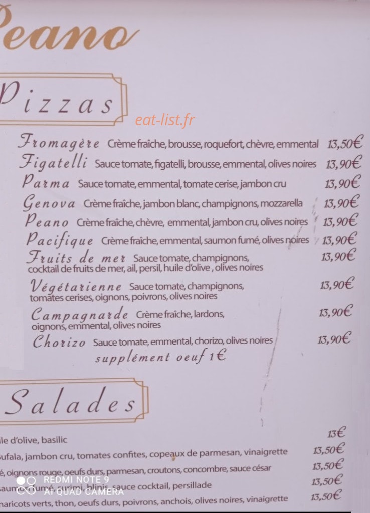 Le Nouveau Peano — carte page 1