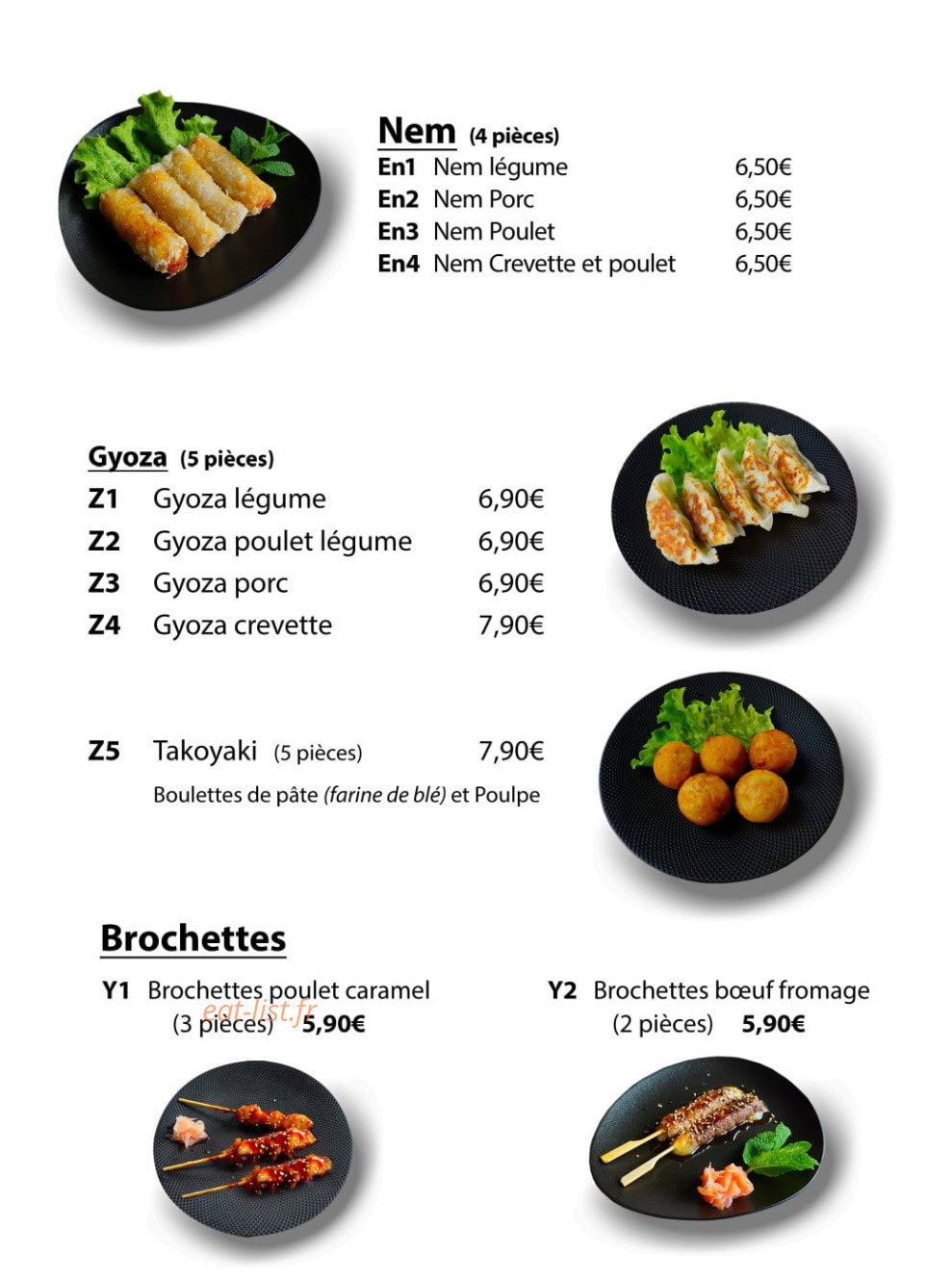 Le Petit Angkor — carte page 2