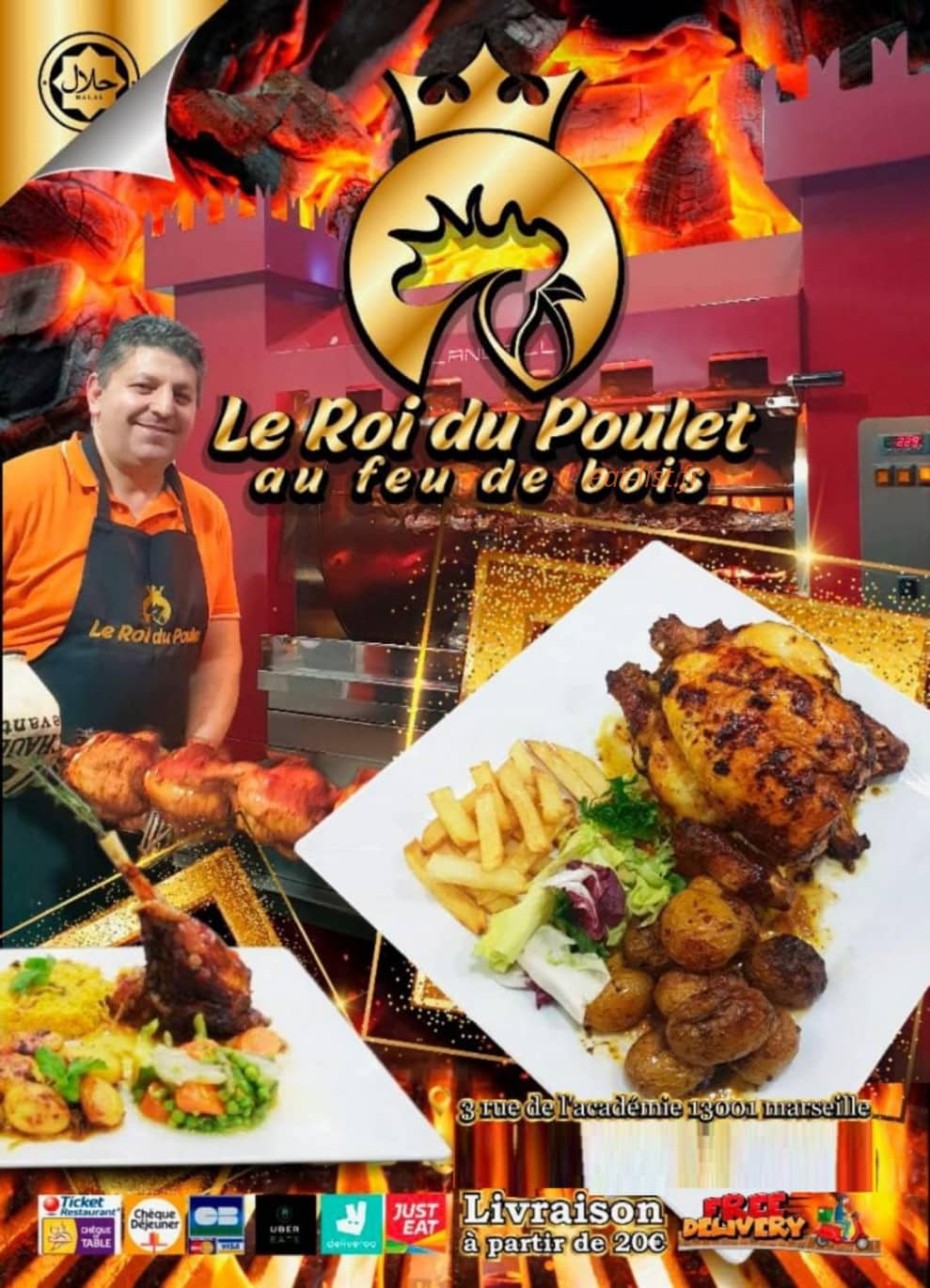 Le Roi du Poulet — carte page 1