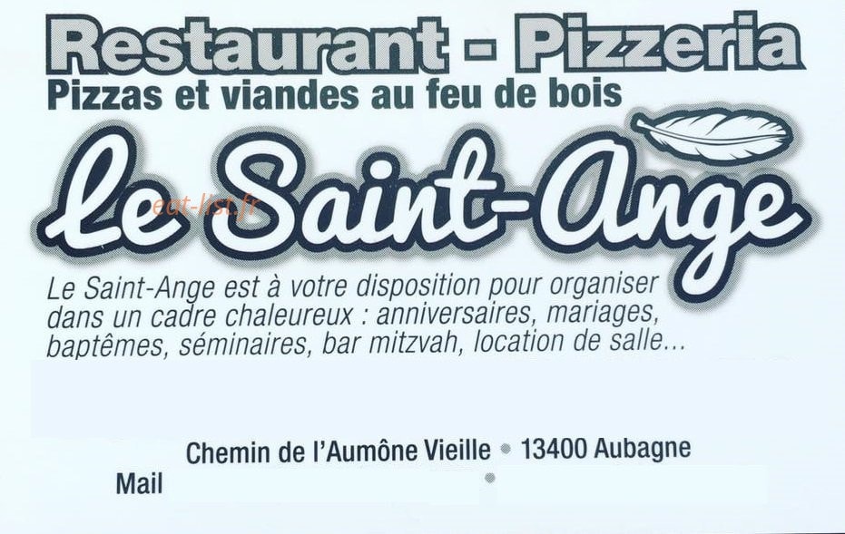 Le Saint Ange — carte page 2