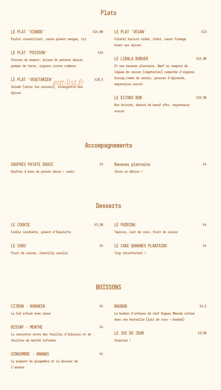 Libala — carte page 1