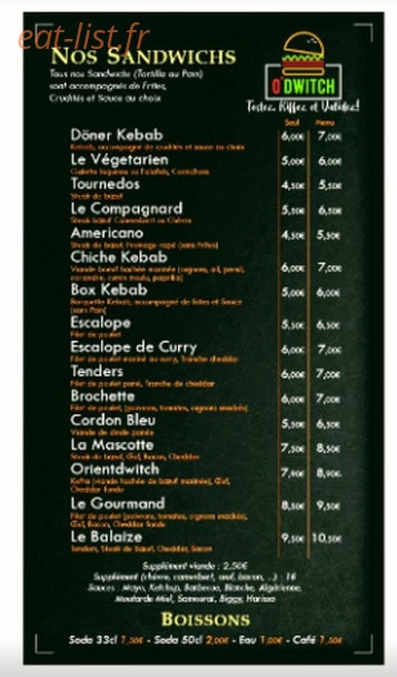 Ô Dwitch — carte page 2