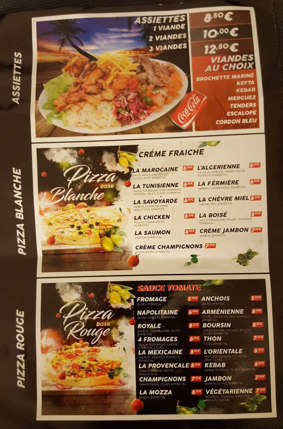 Original Food — carte page 2