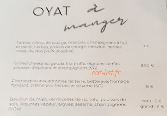Oyat — carte page 1