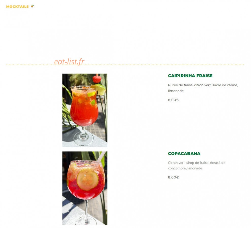 Rodizio Brazil — carte page 3