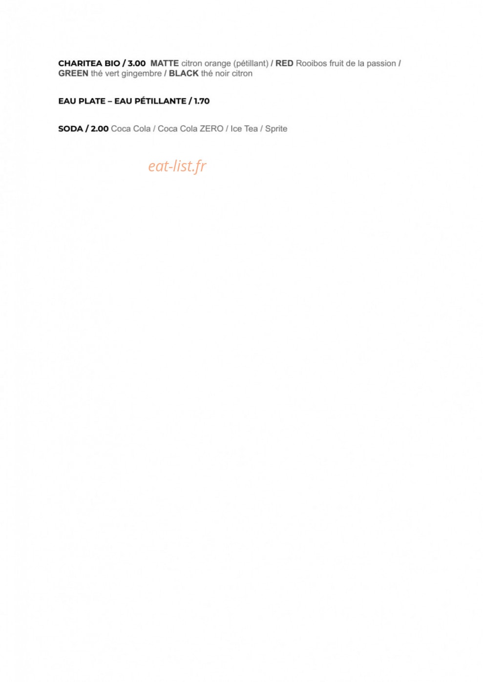 Taste — carte page 4