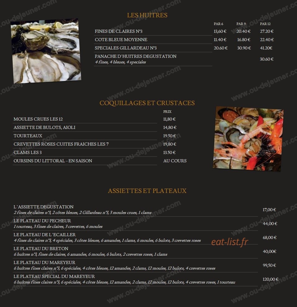 The Queen Victoria — carte page 4