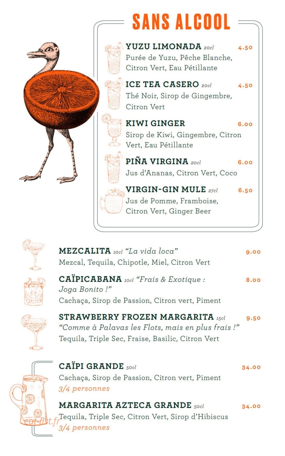Tigermilk — carte page 7