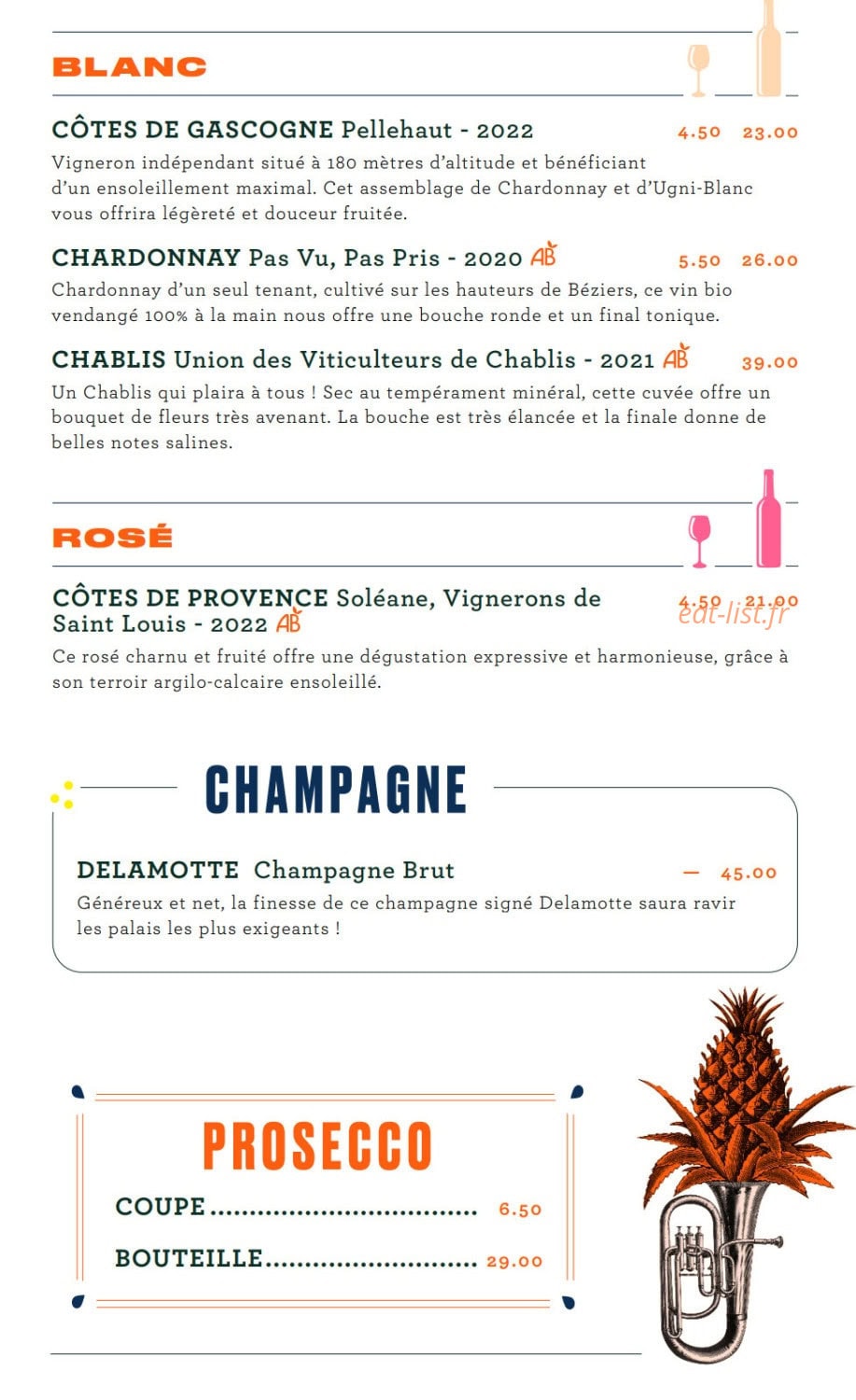 Tigermilk — carte page 9