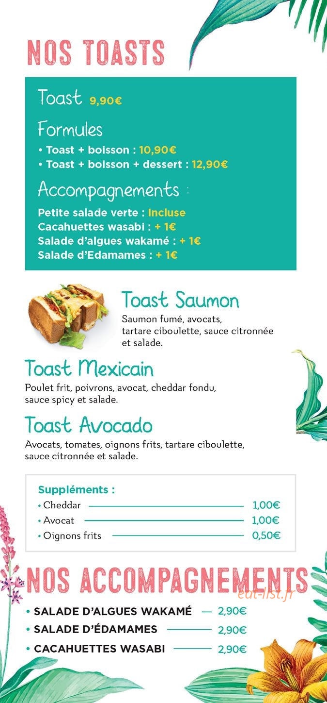 Toasty Poke — carte page 3