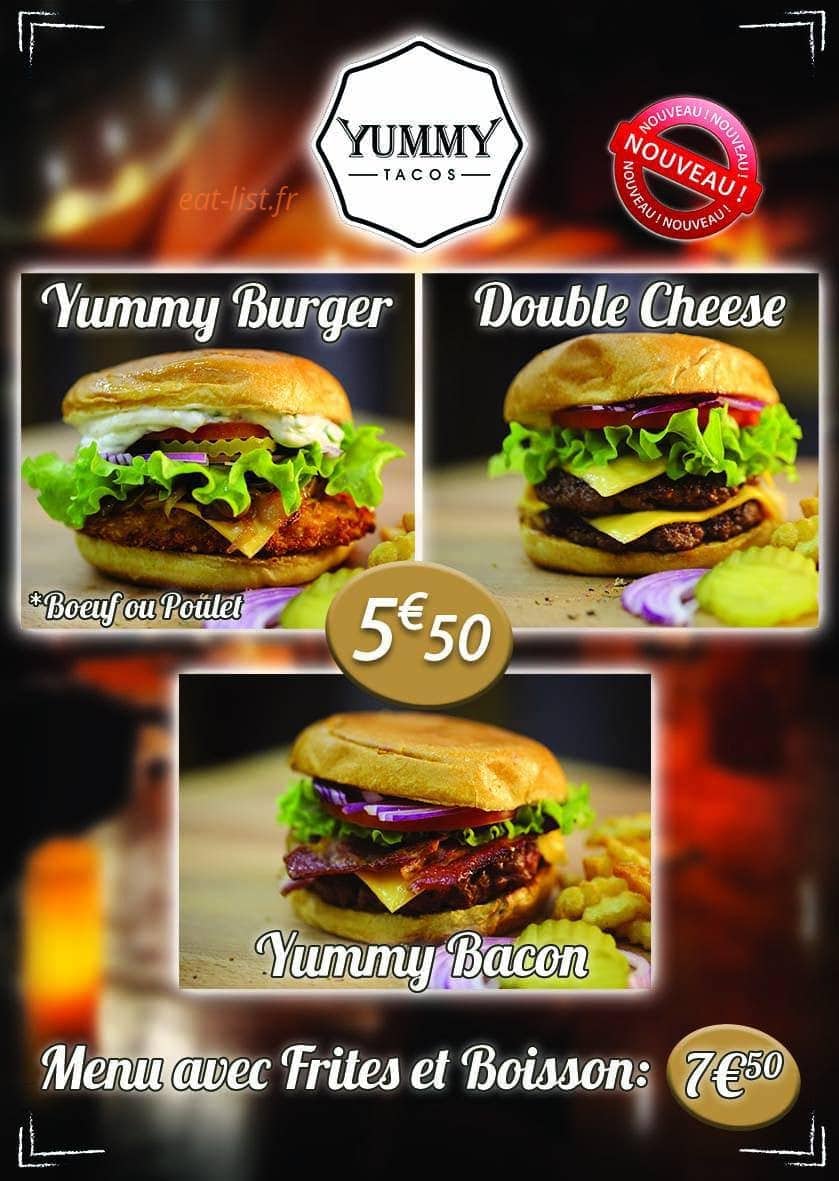 Yummy Tacos — carte page 2