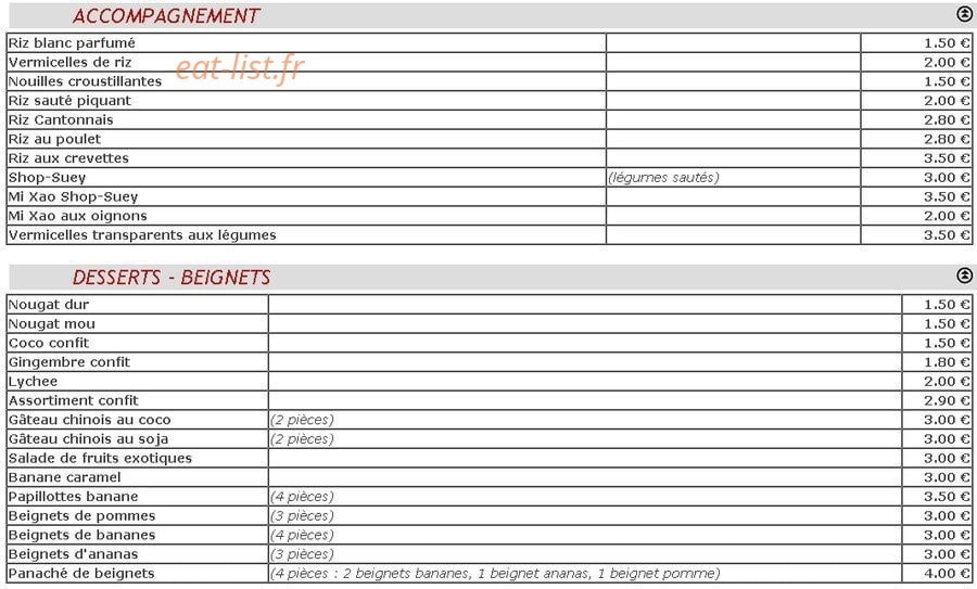 Asia express — carte page 6