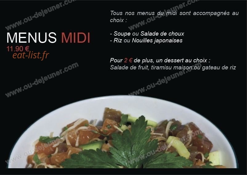 Azumi Sushi — carte page 11