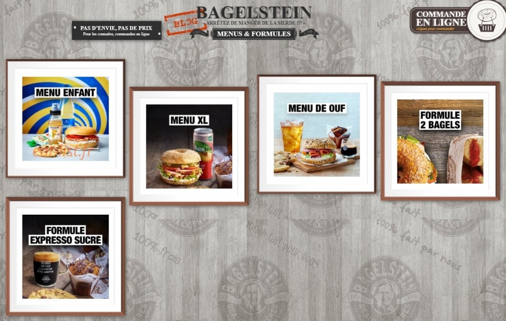 Bagelstein — carte page 5