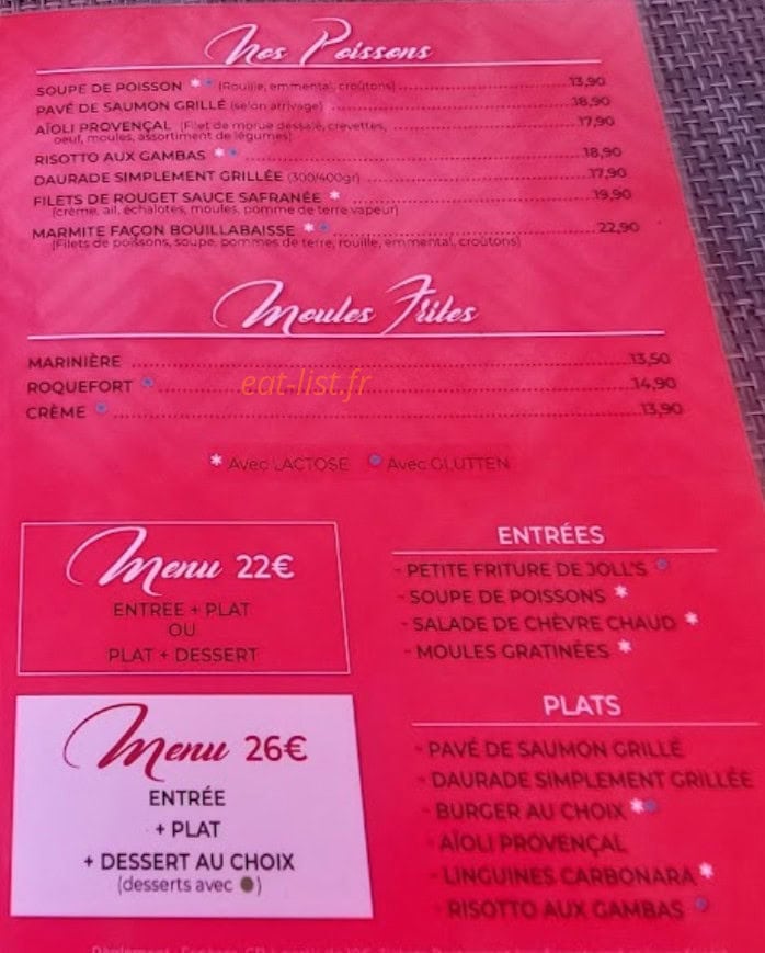 Bar de la Mairie — carte page 2