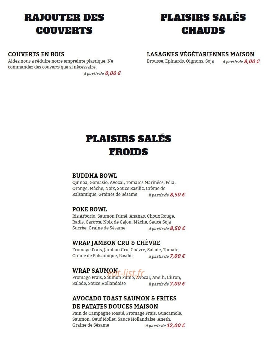 Bring Me My Coffee — carte page 1