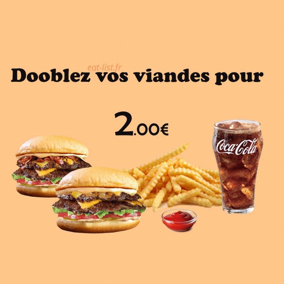 Burger's Factory — carte page 1