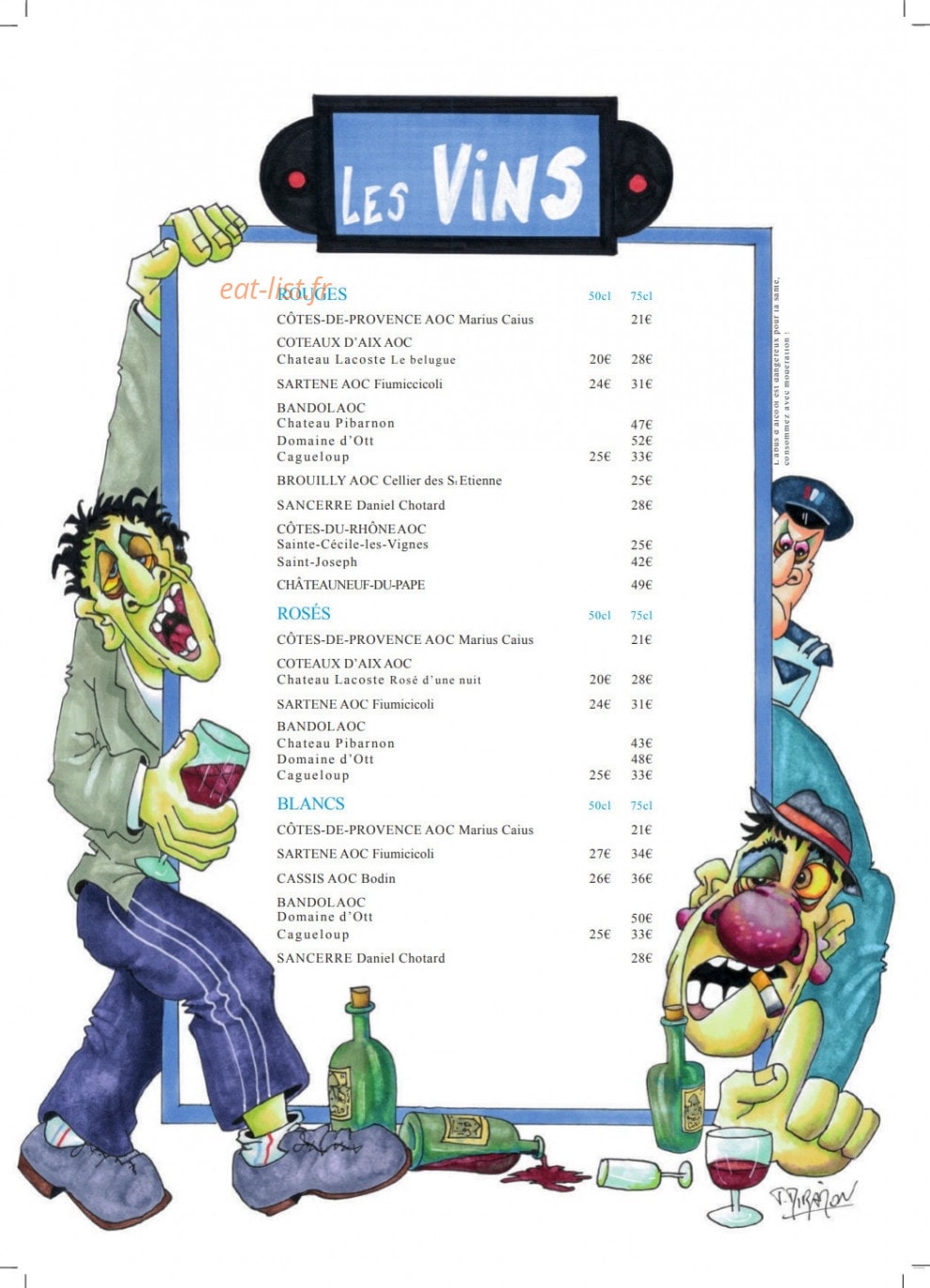 Chez Madie les Galinettes — carte page 6