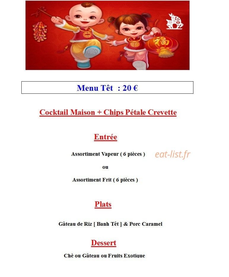 Chez Tri — carte page 1