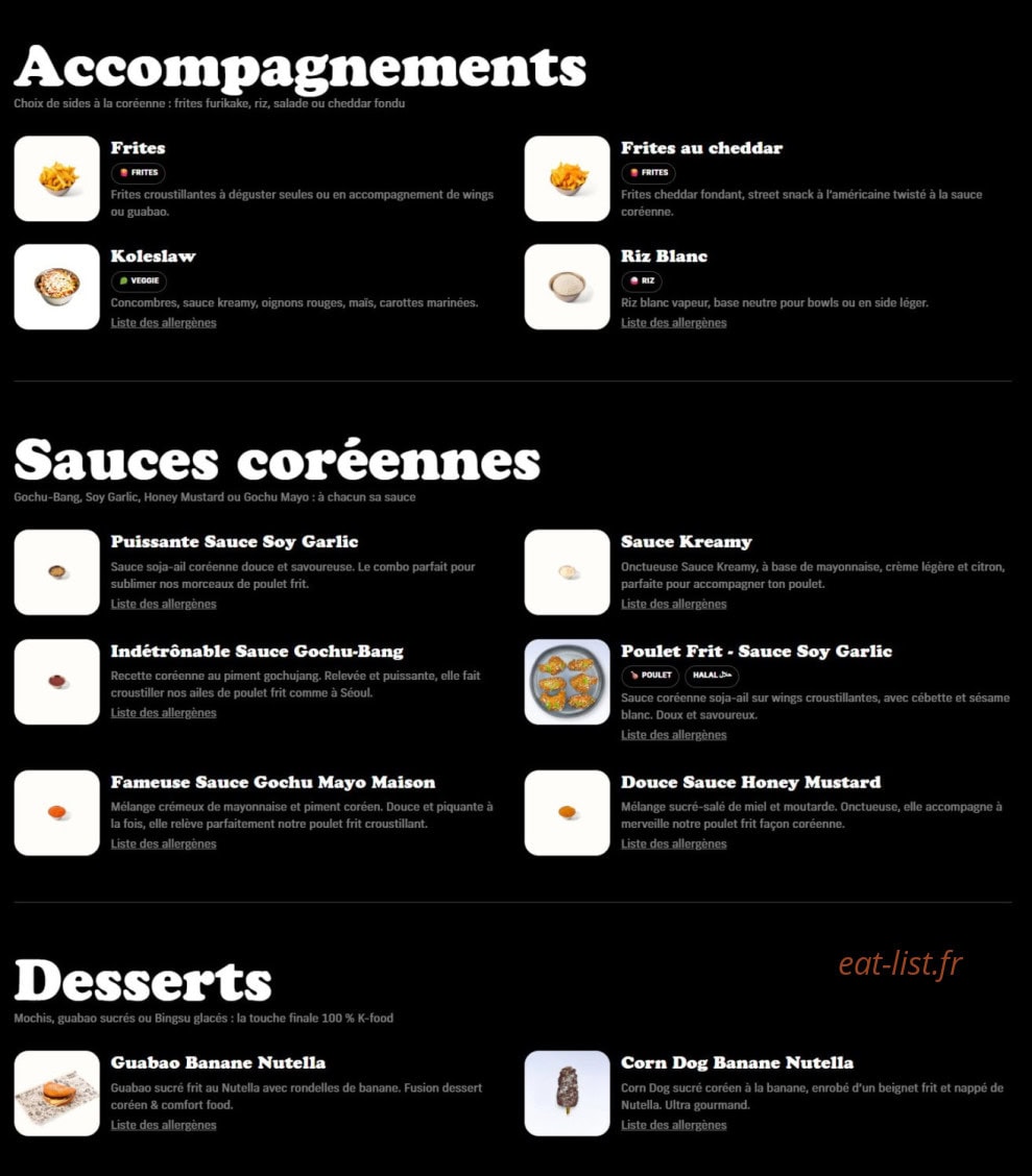 Chikin Bang — carte page 4