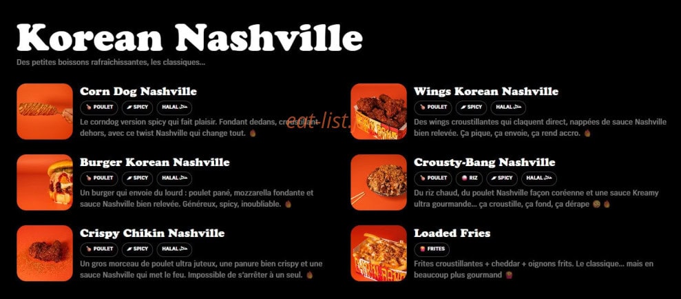 Chikin Bang — carte page 1