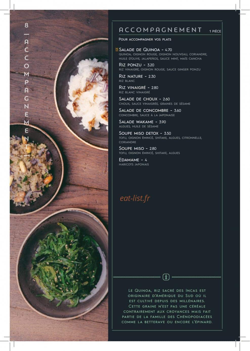 Côté Sushi — carte page 5