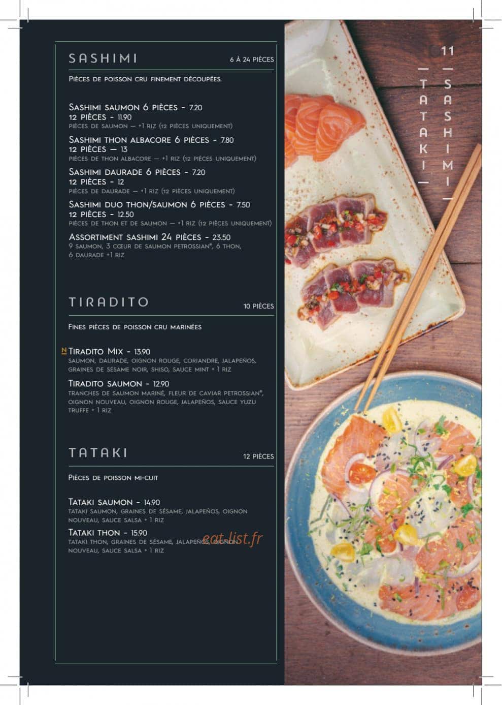 Côté Sushi — carte page 8