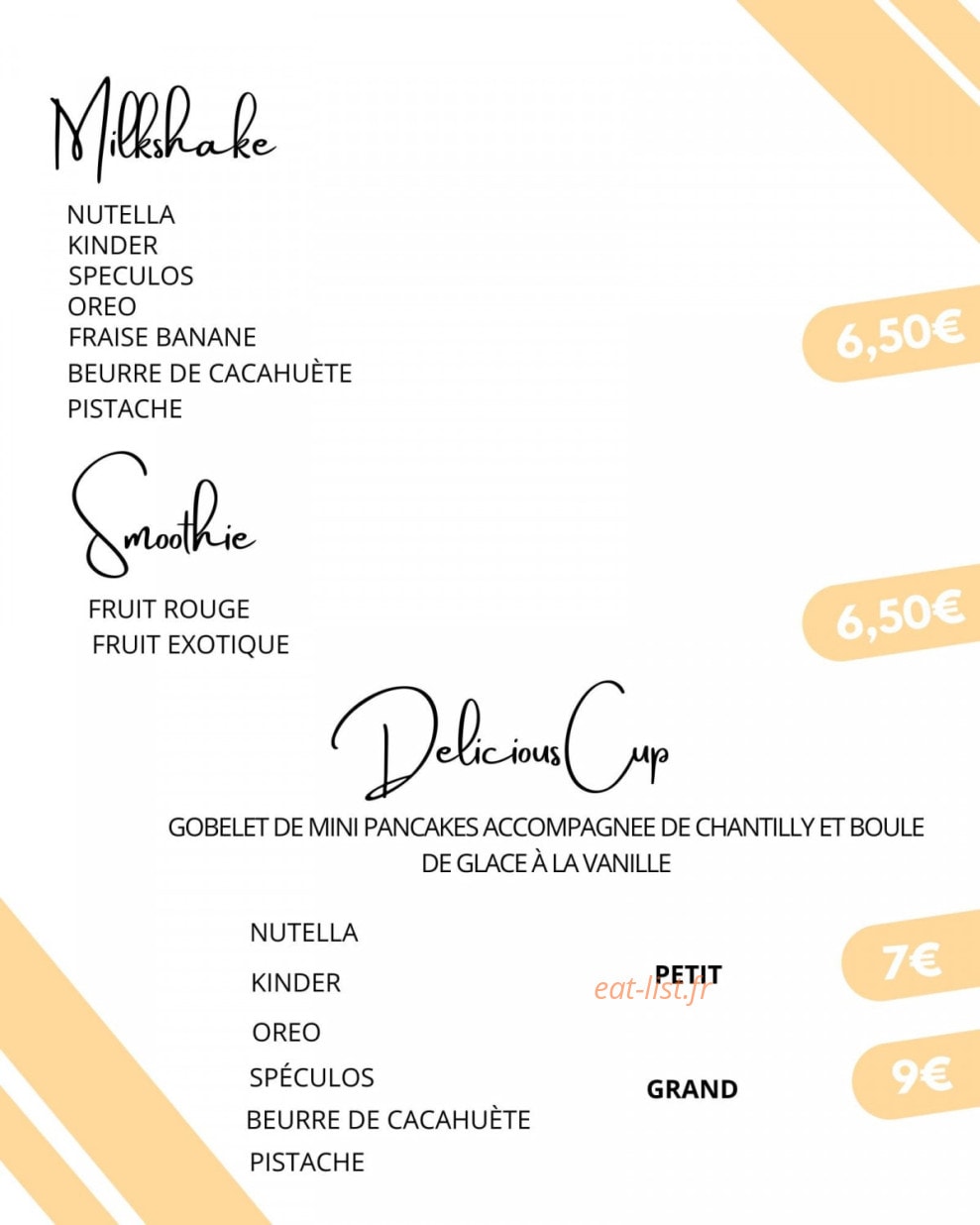 Delicious Pancakes — carte page 4