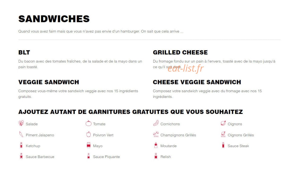 Five Guys — carte page 2