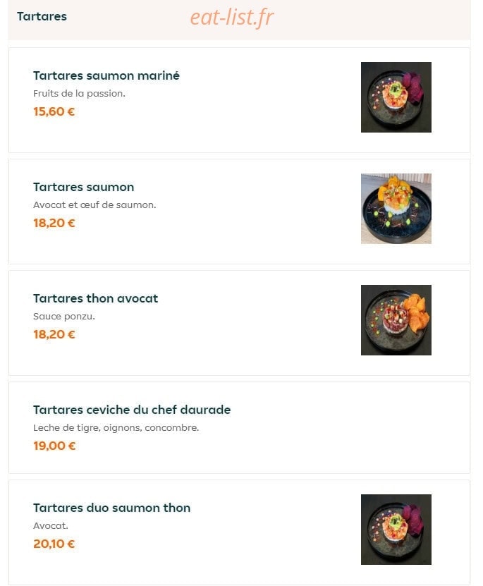 Gold Sushi — carte page 7