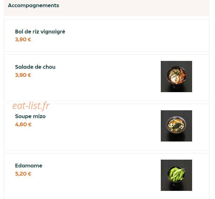 Gold Sushi — carte page 13