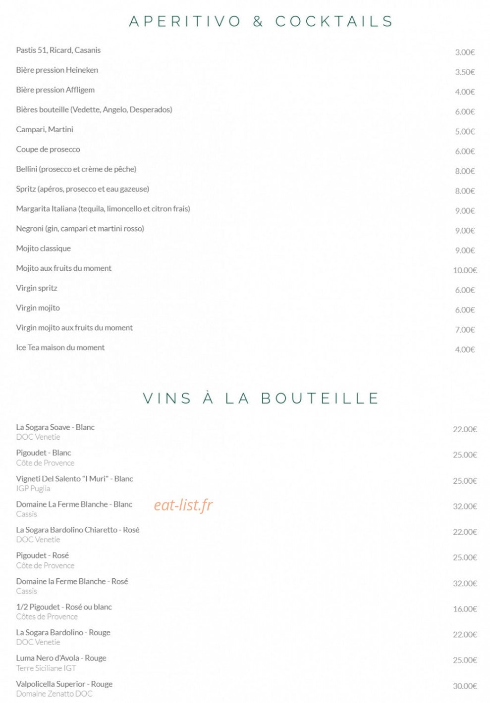 Il Cuoco — carte page 4