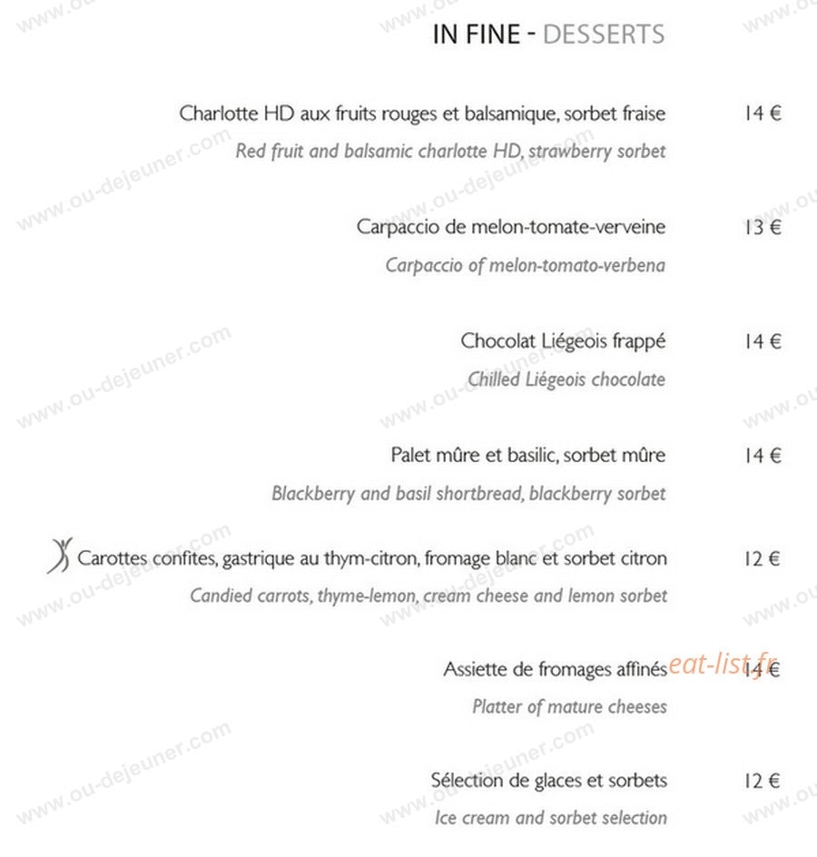 InterContinental - Hotel Dieu — carte page 20
