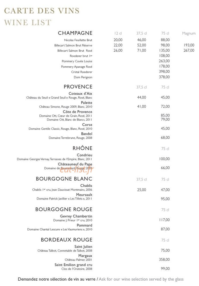 InterContinental - Hotel Dieu — carte page 12
