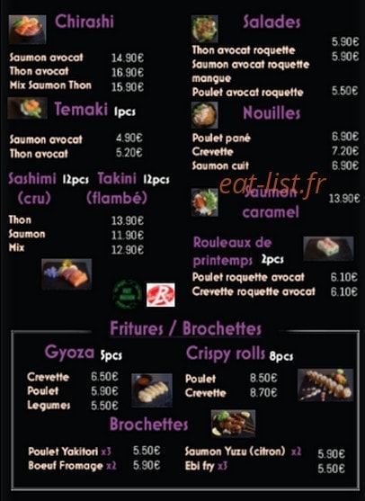 Kosy Sushi — carte page 3